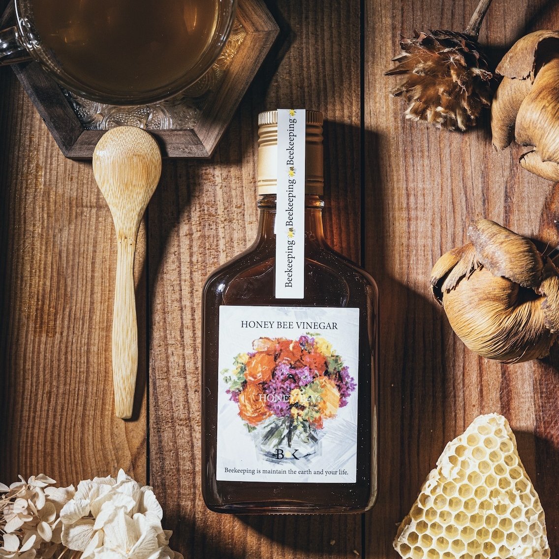 蜂蜜醋 HONEY BeVi｜100% 台灣龍眼蜂蜜發酵｜皇鶴蜂蜜